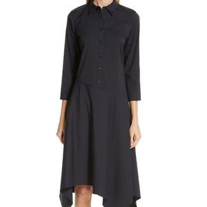 Lafayette 148 NY Rizzo Asymmetric Shirt Dress 10